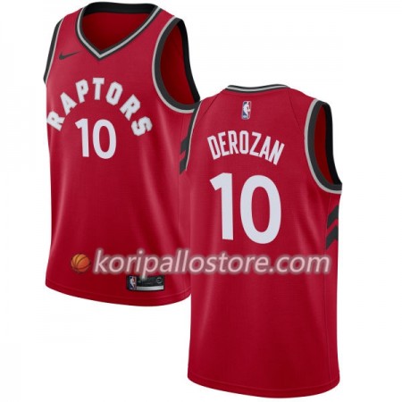 Toronto Raptors DeMar DeRozan 10 Nike 2017-18 Punainen Miesten Pelipaidat Swingman 